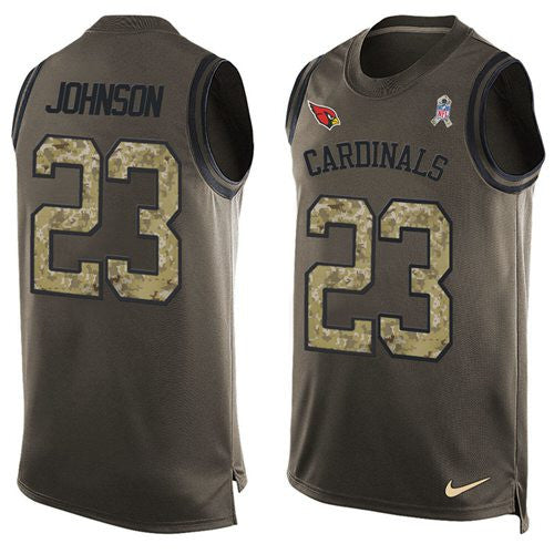 Chris Johnson Arizona Cardinals green Salute To Service jersey