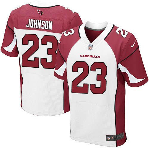 Chris Johnson Arizona Cardinals white Elite jersey