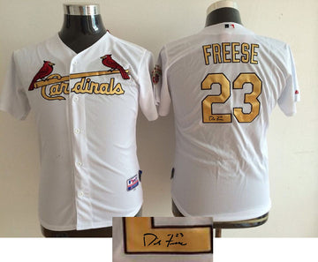 David Freese St. Louis Cardinals white jersey