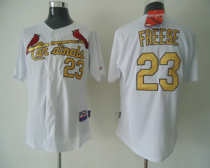 Freese St. Louis Cardinals white Authentic jersey