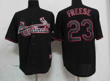 Freese St. Louis Cardinals black Fashion jersey