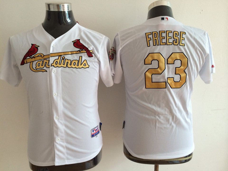 Freese St. Louis Cardinals white Authentic jersey