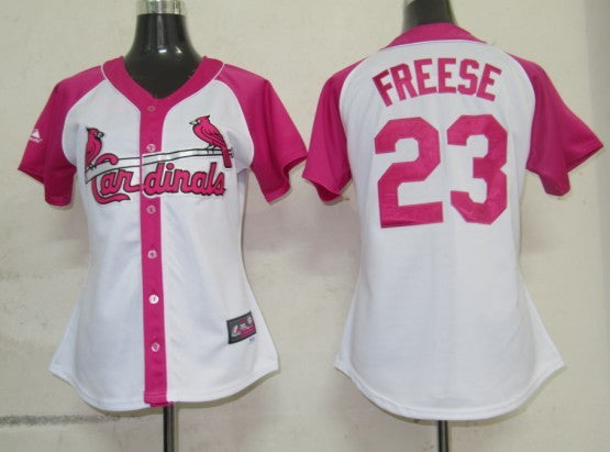 Freese Women St. Louis Cardinals pink Fashion jersey