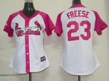 Freese Women St. Louis Cardinals pink Fashion jersey