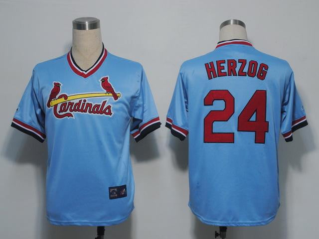 Herzog St. Louis Cardinals blue jersey