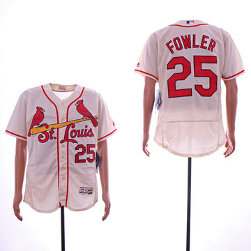 Dexter Fowler St. Louis Cardinals cream jersey