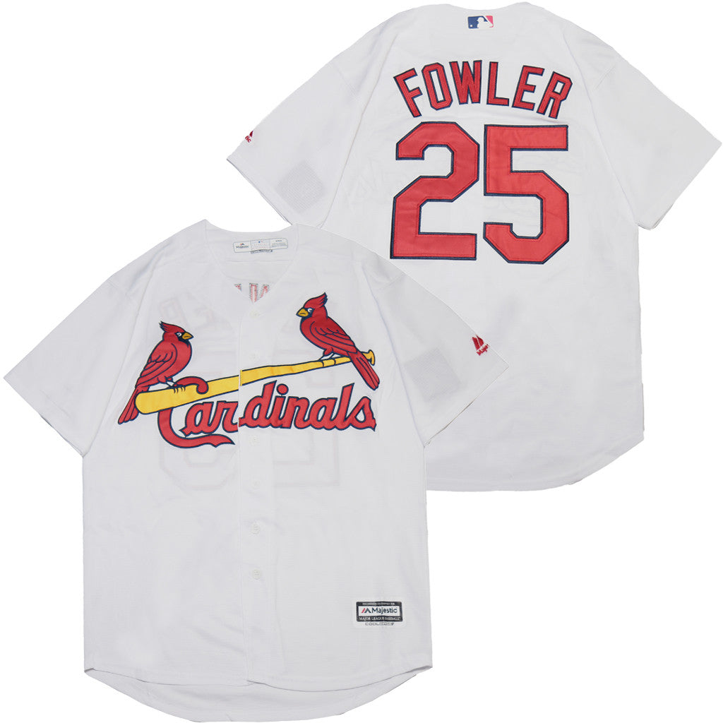 Dexter Fowler St. Louis Cardinals white jersey