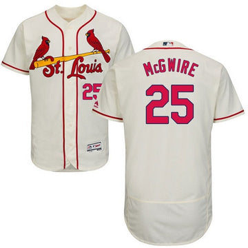 Mark McGwire St. Louis Cardinals cream jersey