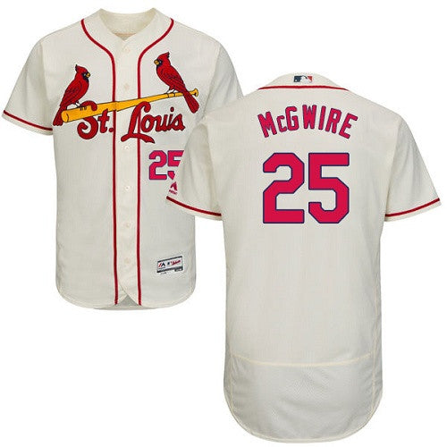 Mark McGwire St. Louis Cardinals cream jersey