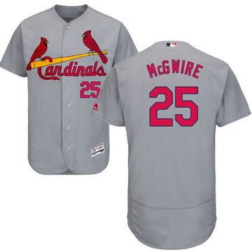 Mark McGwire St. Louis Cardinals gray jersey