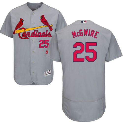 Mark McGwire St. Louis Cardinals grey Authentic jersey