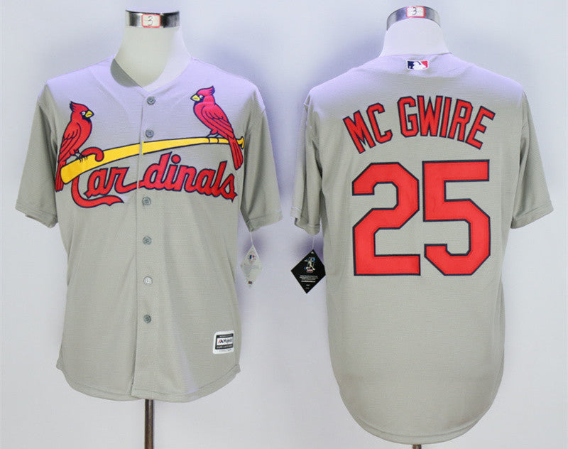Mark McGwire St. Louis Cardinals grey jersey