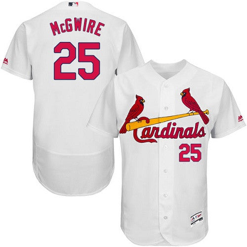 Mark McGwire St. Louis Cardinals white jersey