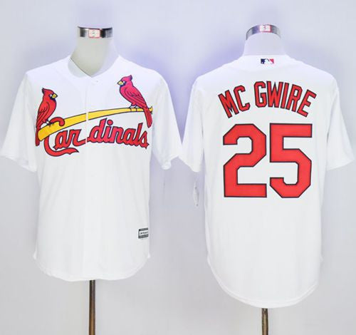 Mark McGwire St. Louis Cardinals white jersey