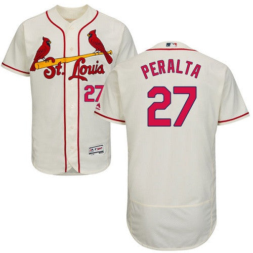 Jhonny Peralta St. Louis Cardinals cream jersey