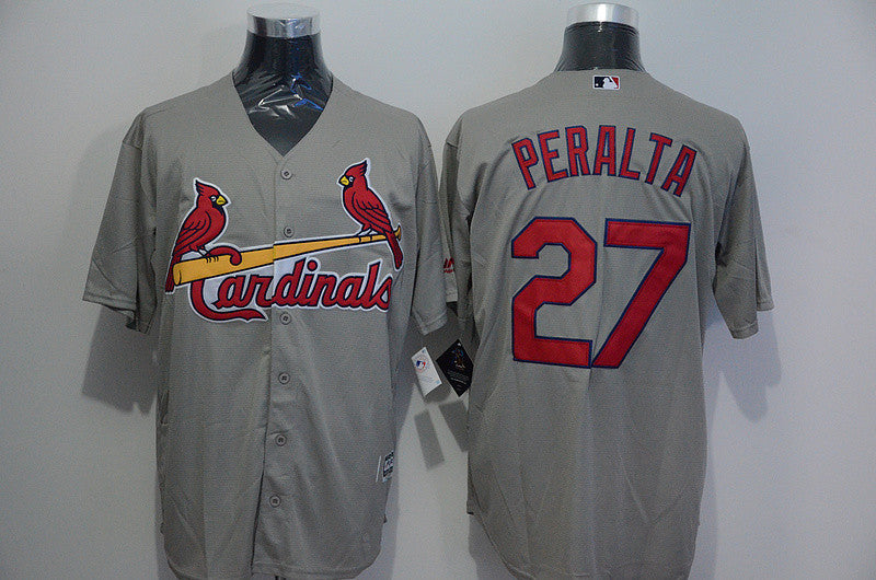 Jhonny Peralta St. Louis Cardinals grey jersey