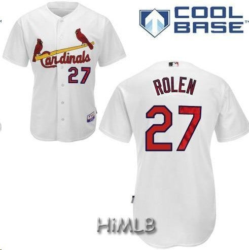 Scott Rolen St. Louis Cardinals white jersey