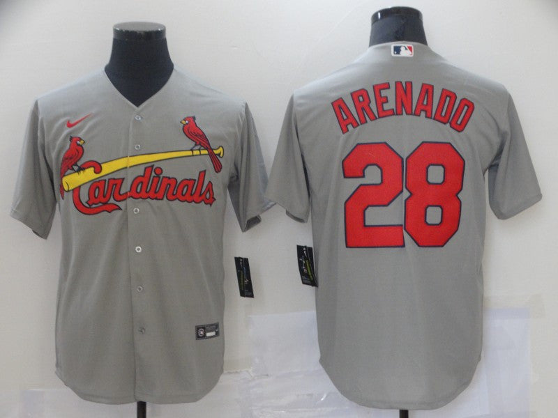 Nolan Arenado St. Louis Cardinals gray jersey