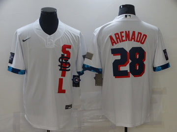 Nolan Arenado St. Louis Cardinals white All-Star jersey