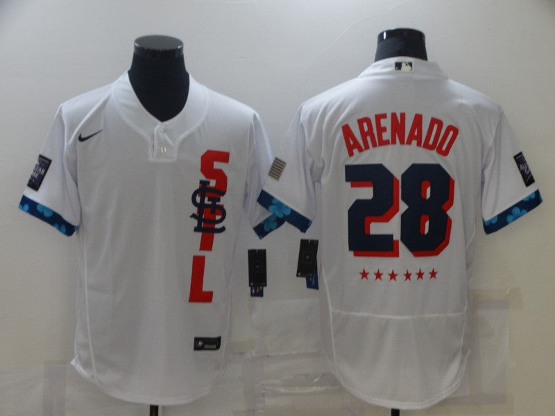 Nolan Arenado St. Louis Cardinals white All-Star jersey
