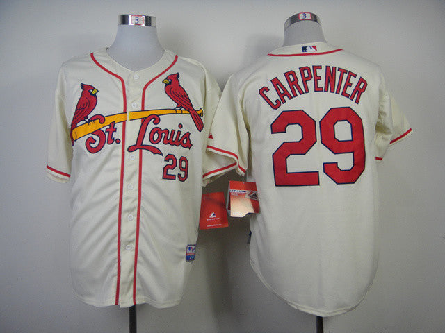 Carpenter St. Louis Cardinals cream jersey