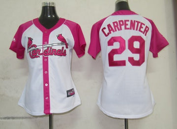 Carpenter Women St. Louis Cardinals pink Fashion jersey