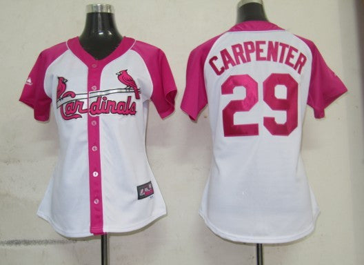 Carpenter Women St. Louis Cardinals pink Fashion jersey