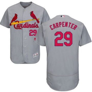 Chris Carpenter St. Louis Cardinals gray jersey
