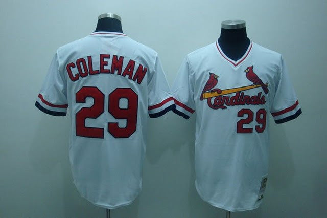 Coleman St. Louis Cardinals white jersey