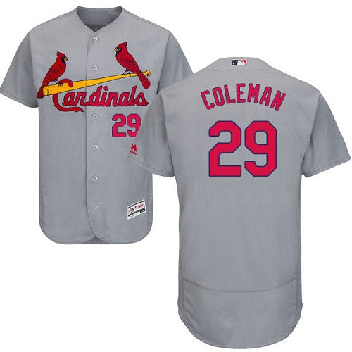 Vince Coleman St. Louis Cardinals gray jersey