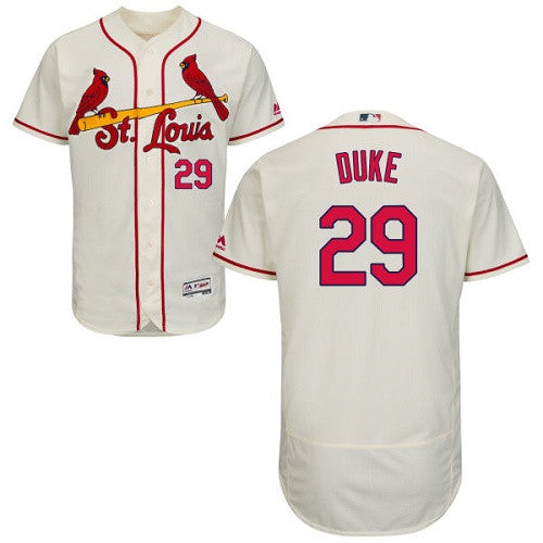 Zach Duke St. Louis Cardinals cream jersey