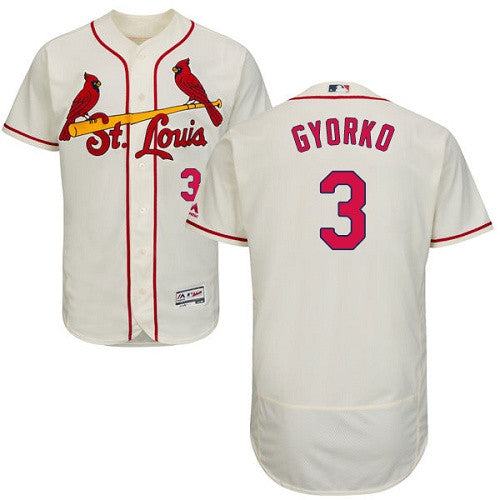 Jedd Gyorko St. Louis Cardinals cream jersey