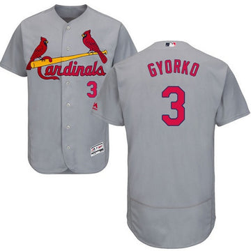 Jedd Gyorko St. Louis Cardinals gray jersey