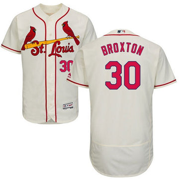 Jonathan Broxton St. Louis Cardinals cream jersey