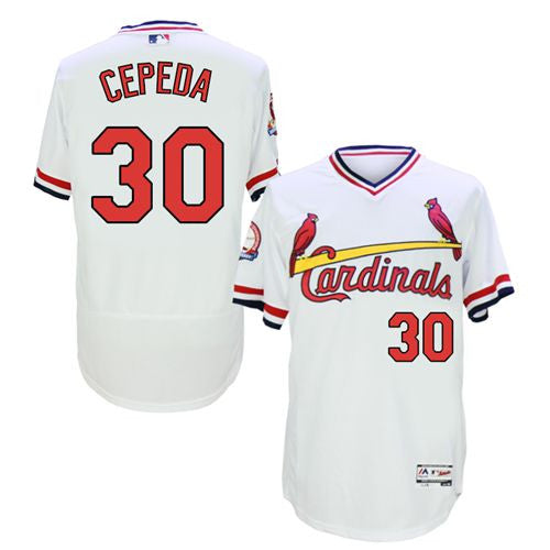 Orlando Cepeda St. Louis Cardinals white Throwback jersey