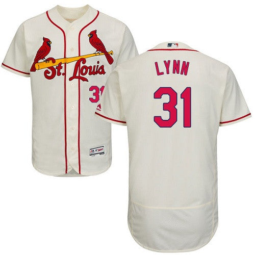 Lance Lynn St. Louis Cardinals cream jersey