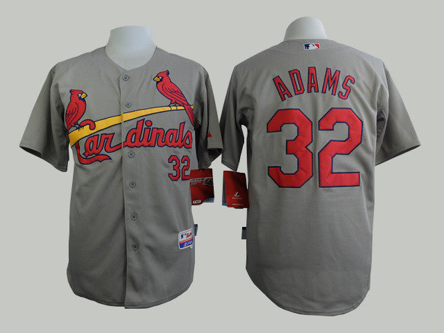 Adams St. Louis Cardinals grey jersey