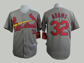 Adams St. Louis Cardinals grey jersey