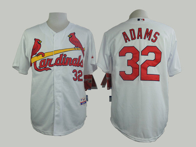 Adams St. Louis Cardinals white jersey