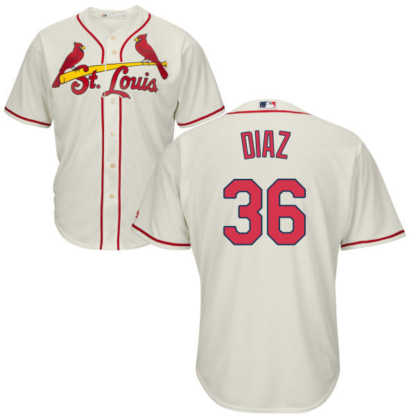 Aledmys Diaz St. Louis Cardinals cream jersey