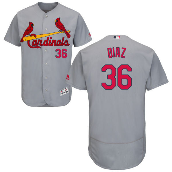 Aledmys Diaz St. Louis Cardinals gray jersey
