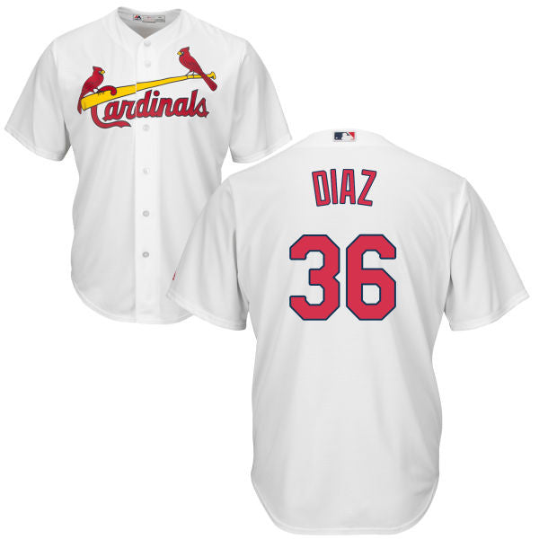 Aledmys Diaz St. Louis Cardinals white jersey