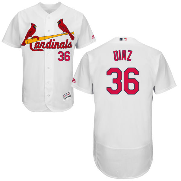 Aledmys Diaz St. Louis Cardinals white jersey