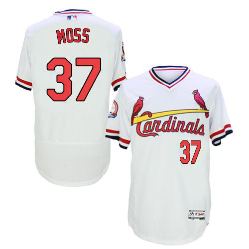 Brandon Moss St. Louis Cardinals white Throwback jersey