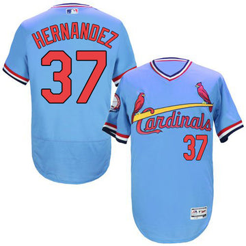 Keith Hernandez St. Louis Cardinals blue Cooperstown jersey