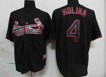 Molina St. Louis Cardinals black Fashion jersey