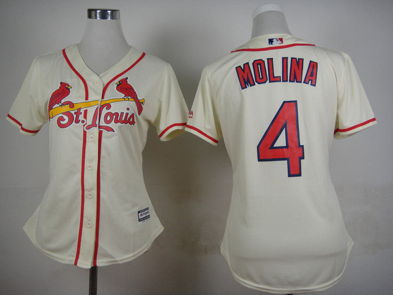 Molina St. Louis Cardinals cream jersey