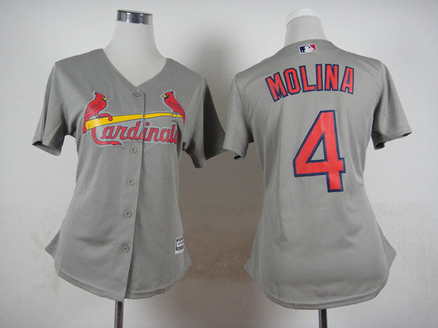 Molina St. Louis Cardinals grey jersey