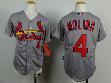 Molina St. Louis Cardinals grey jersey