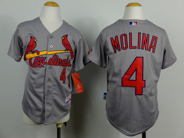 Molina St. Louis Cardinals grey jersey